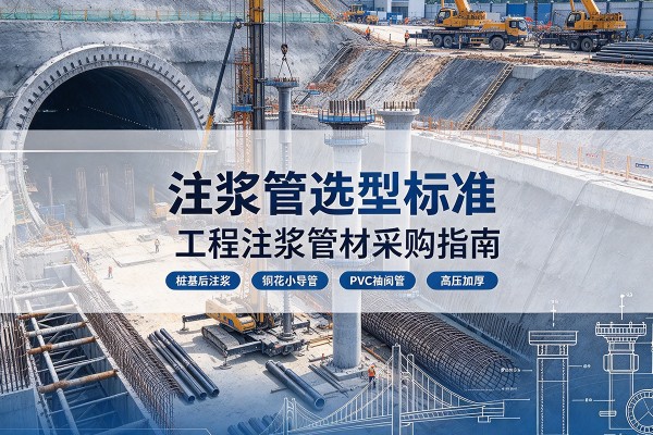 长洲注浆管选型标准