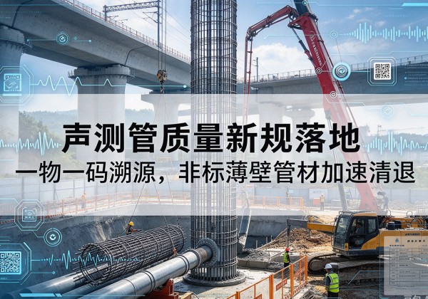 长洲声测管质量新规落地，一物一码溯源，非标薄壁管材加速清退